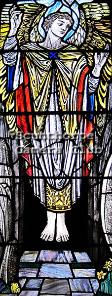Detail of C.P. Powell's 1942 Chancel window, St. Lawrence, Bardney